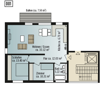 Grundriss Wohnung 001