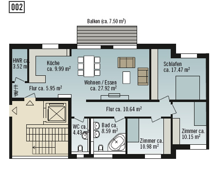 Grundriss Wohnung 002