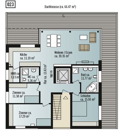 Grundriss Wohnung 023