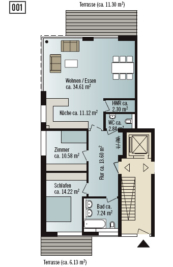 Grundriss Wohnung 001