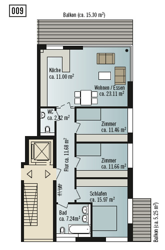 Grundriss Wohnung 009