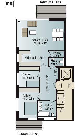 Grundriss Wohnung 016