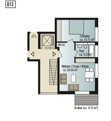 Grundriss Wohnung 013