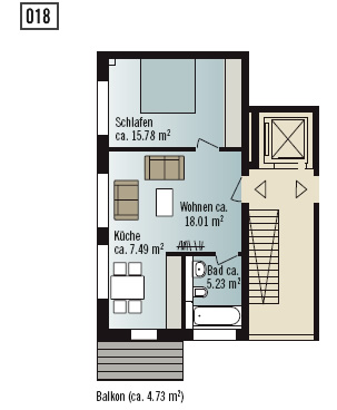 Grundriss Wohnung 018