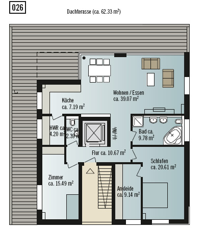 Grundriss Wohnung 026