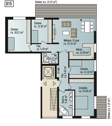Grundriss Wohnung 015